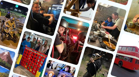 teamspirit uitjes collage Sfeer uitjes Enginia